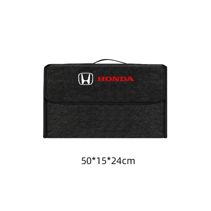For Honda Civic Accord Fit CRV Jazz Odyssey Car Trunk Storage Box Foldable Felt Car Organizer Stowing Tidying Box