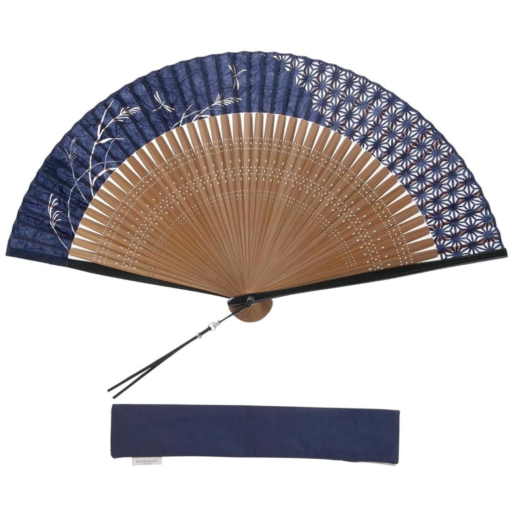 HOSEKKEN luxury folding fan brand that combines traditional craftsmanship with modern pattern auspicious Japanese Japanese stylish Day present [A