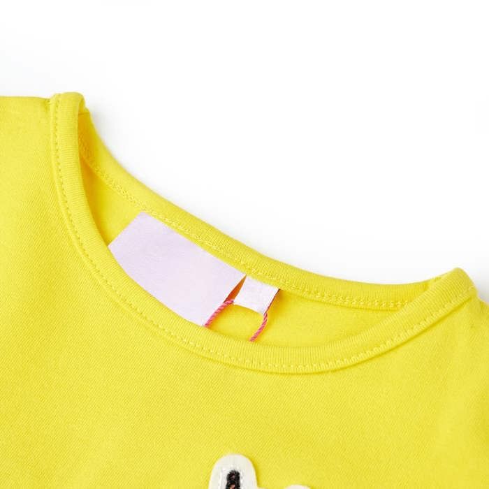 T-shirt pour enfants jaune vif 92/104/116/128/140