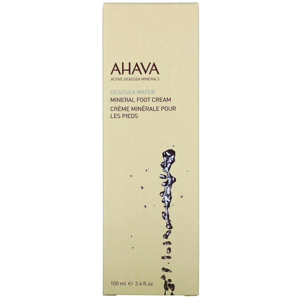 AHAVA North America, Mineral Foot Cream, 100ml (3.4 Fl Oz)