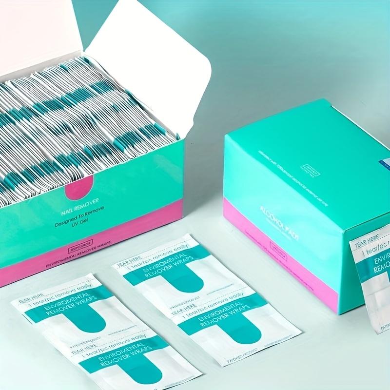 200 Stück Nagellackentferner-Pads für Gel-Politur, schonend zu den Nägeln, Einweg-Nageltücher.