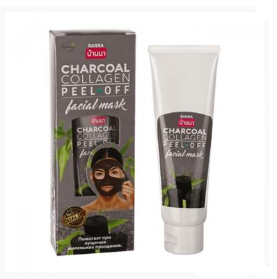 Peel-off-Gesichtsmaske Aloe Vera, Kohle, Mangostan, Goldkollagen, Ginseng, Schneckenkollagen