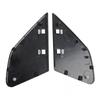 Left & Right Front Door Garnish Window Glass Plate Trim Cap For Honda Fit 2009-2