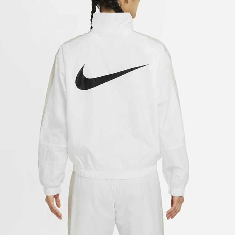 (WMNS) Nike Sportswear Repel Contrasting Colors Loose Woven Jacket Autumn White Women's CZ8801-100