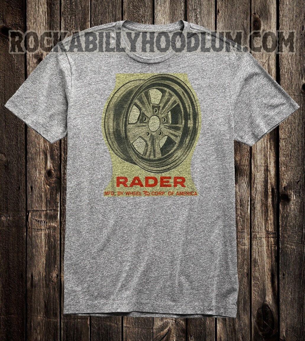 Retro Hot Rod Tee T Shirt Drag Racing Speed Shop Rader Wheels XXXL