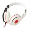 Freestyle Hi-Fi Stereo Headphones With Microphone And Adapter 1-2 White [42726]