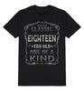 Classic Eighteen Years One Of A Kind T-Shirt Mens 18th Birthday Gift 18 Year Old