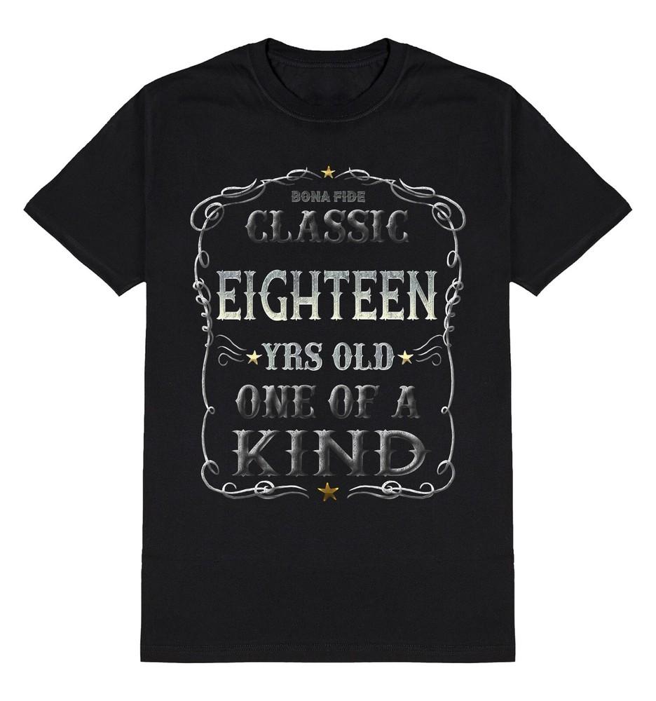 

Классическая футболка «Восемнадцать лет, единственный в своем роде», мужской подарок на 18-летие, 18 лет 2XL