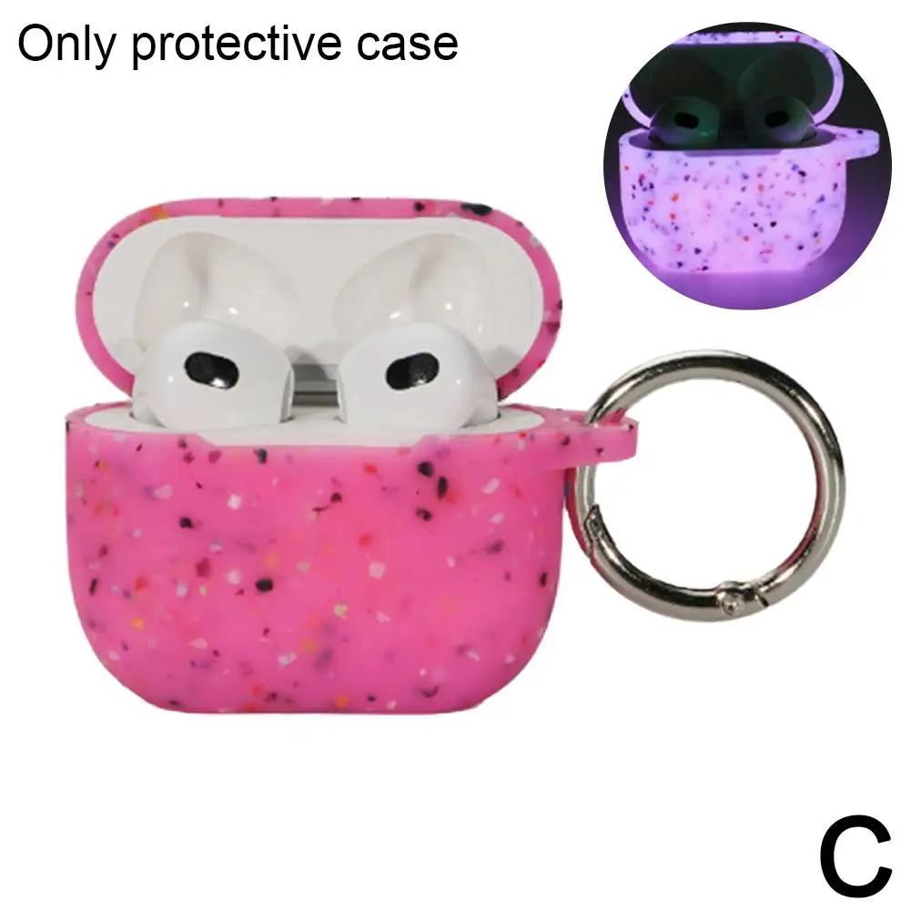 Pro Apple AirPods 4 Bezdrátová Bluetooth sluchátka Ochranný Silikonový Kryt Měkký Svítící Tekutý Pouzdro Sluchátka Z3I5