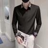 Embroidered Long Sleeved Shirt Ins Loose Shirt Men'S Summer Trend Versatile Casual Jacket