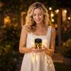 Solar Lantern Outdoor Garden Light Butterfly Pattern Solar Wall Hanging Lamp Metal Frame Decorative Solar Powered Patio Lighting