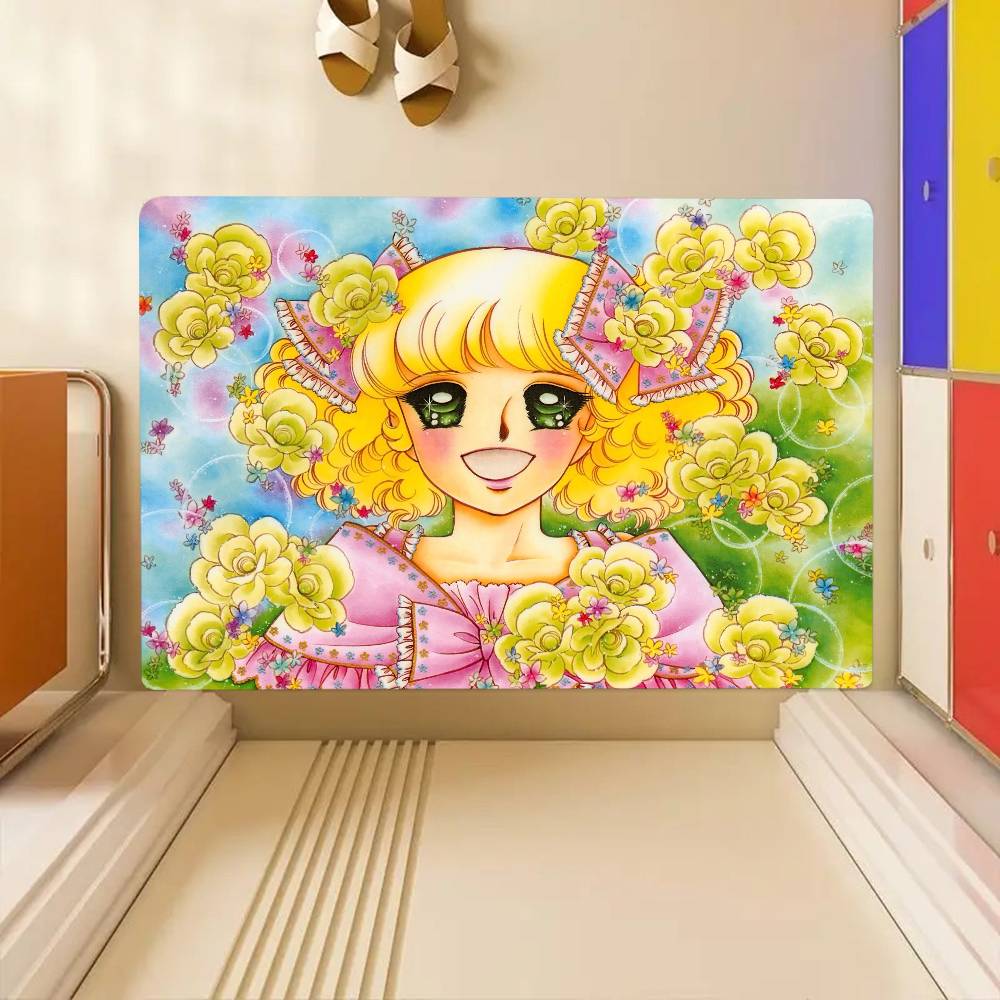 Cartoon Candy Candy Floor Mat Suitable For Living Room Kitchen Bathroom Non-slip Mat Household Foot Mat