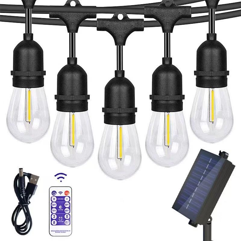 OEING Solar Flat Head LED String Lights