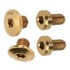 RISK Titanium Alloy Separate Oil Cylinder Lid Bolts Bicycle Hydraulic Brake Bolt for M610 M615 M675 M785 Gold
