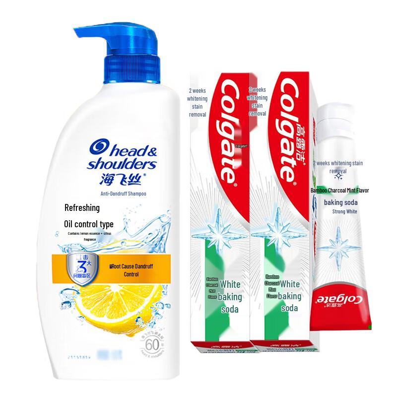 Colgate Toothpaste & Shampoo Family Set