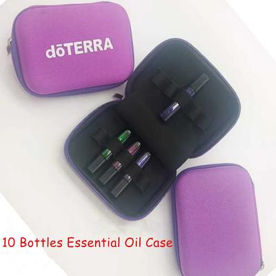 Portable Essential Oil Storage Bag with 10 Slots for 5 10ml Bottles DoTERRA Aroma Oil Bottle Organizer