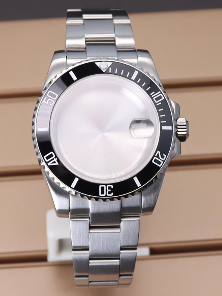 

40mm NH35 Watch Case 316 Stainless Steel Watchband Sapphire Glass For Seiko nh35 nh34 nh36 nh38 Miyota 8215 Movement 28.5mm 2028 Miyota 8215