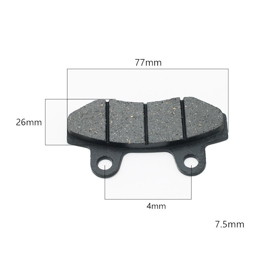 Resin+Metal Brake Pads 100g Black Brake Pads Moped