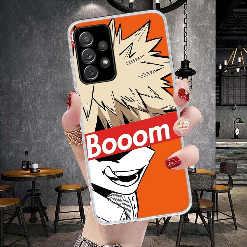 My Hero MHA Bakugou Katsuki Phone Case For Samsung Galaxy A13 A14 A15 A16 A17 A53 A54 A55 A56 A57 A33 A34 A35 A36 A37 A23 A24 A2