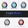 LLR096 Ball Shape USB Mini Desktop Speaker 5W Wired Subwoofer with RGB Light for PC Laptop