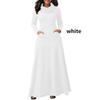 Women Plus Size Casual Long Dress Cotton Pullover Autumn Winter