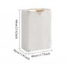 1pcs Cotton Linen Home Laundry Hamper Foldable Large Capacity Clothes Basket Multipurpose Toy Clutter Storage Organizer