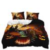 Dreiteiliges Halloween-Quilt-Set Zweiteiliges Bettwäscheset