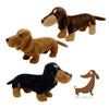 Cute And Cuddly Shorthair Dachshund Plush Toy Available In 3 Colors!" Characters)