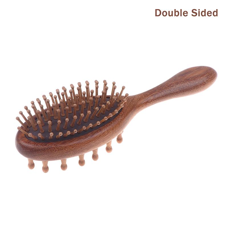 Cushion Massage Combs Double-Sided Wood Cushion Comb Hair Brush For Hair Styling Anti-Static Scalp Stimulating Whole Body Use