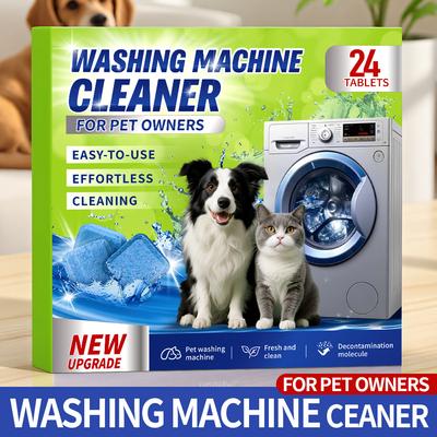 Pet Owner Washing Machine Cleaner Tablets, Lint Hair Remover Effervescent Tablets, Washing Machine Deep Cleaning Tablets