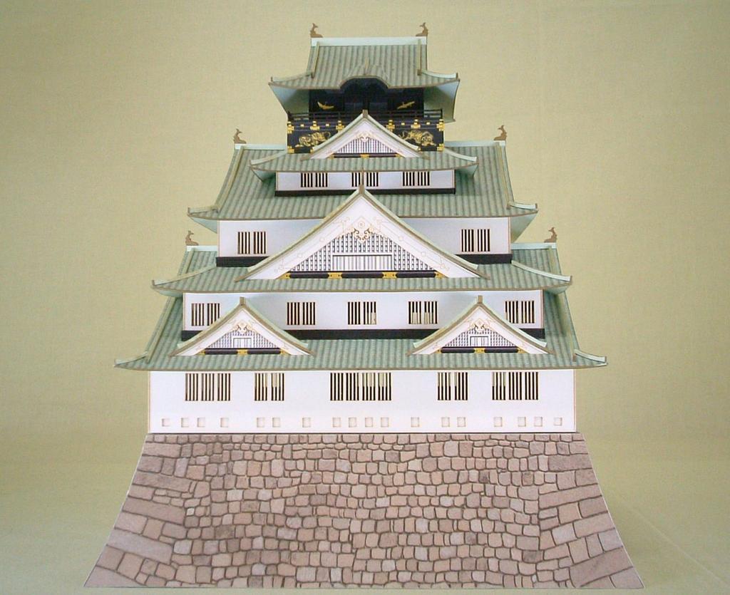 Sankei Meijo Series Osaka Castle 1/300 MK04-02
