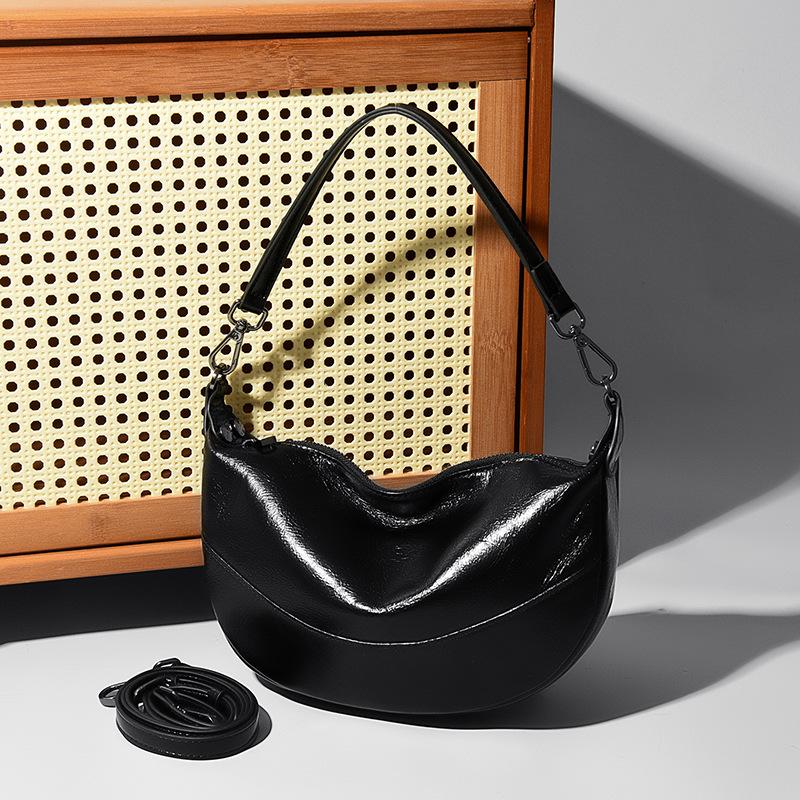 

Crossbody bag 2025 new leather underarm bag high-end fashion versatile bag commuter women s shoulder bag