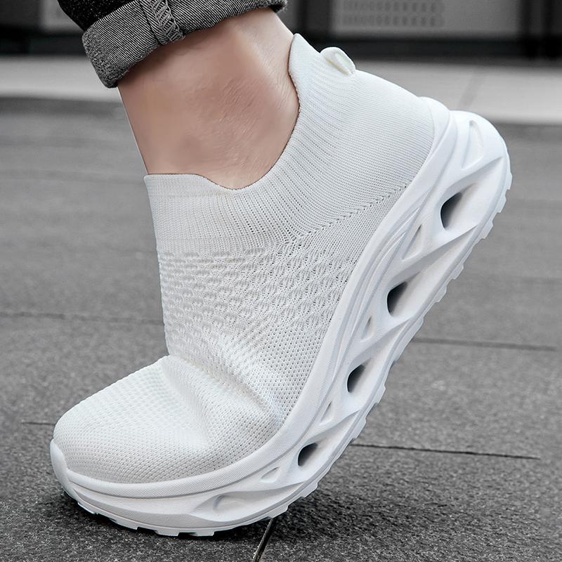 TUINANLE Men's Wide Toe Minimalist Sports Shoes Breathable and Comfortable Barefoot Shoes Breathable Black Fitness Running Women's Sneakers