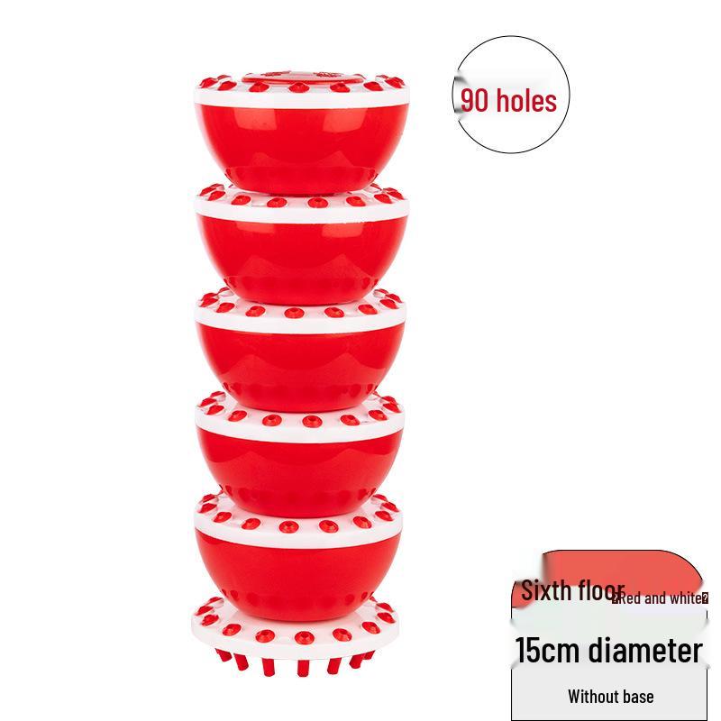 Multifunctional Display Stand for Candied Hawthorn, Cotton Candy & Potato Tower with Plastic Stick Holder