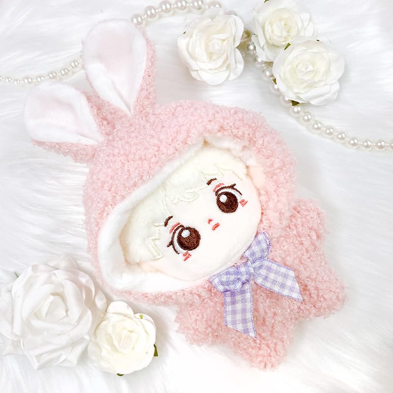 Rosa g.trigger Plüschtier Kigurumi (10 cm) Baumwoll-Puppenkleidung für 10cm Kaninchen, Kompatibel mit Oshi-Nui (Gebraucht)