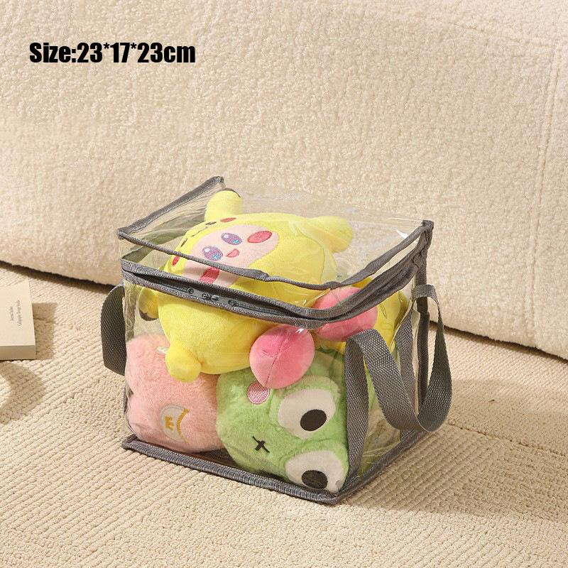 Aufbewahrungstasche für Plüschtiere mit großer Kapazität, wasserdichter Organizer für Kinderpuppen, Stofftiere, Studentenbücher, Aufbewahrungsbehälter
