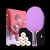 Red Double Happiness 6-Star Table Tennis Racket