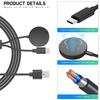USB C Charger for Samsung Galaxy Watch 2 in 1 Type C USB A Cable 3.94 fit for Galaxy Watch6/5/4 Watch 5 Pro Galaxy S23 Ultra
