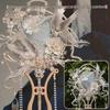 DIY Xiuhe Bridal Round Fan Kit: Flowing Light Ancient Style Wedding Accessory