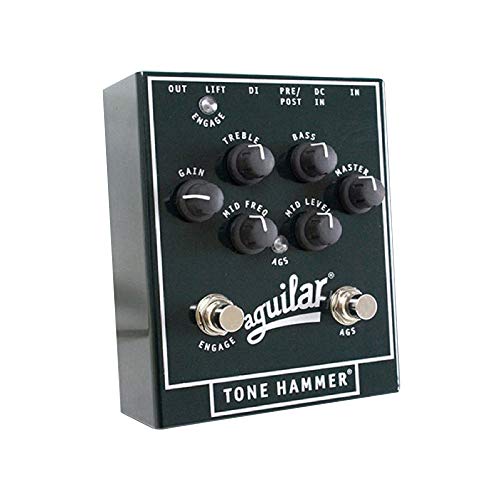 

Aguilar Tone Hammer Preamp/Direct Box for Guitar, Corded Electric, 1 Output Channel, 6.35mm Jack, XLR Connector