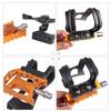 1 Pair Bicycle Pedal Cycling Bike Toe Clip Pedals With Strap Belts