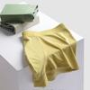 Men Boxer Underwear Mid-rise Elastic Waistband Slim Fit Breathable Boxer Briefs U-Convex Seamless Modal Panties