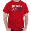 Ronald Reagan George Bush 1984 Vintage Retro Womens or Mens Crewneck T Shirt Tee