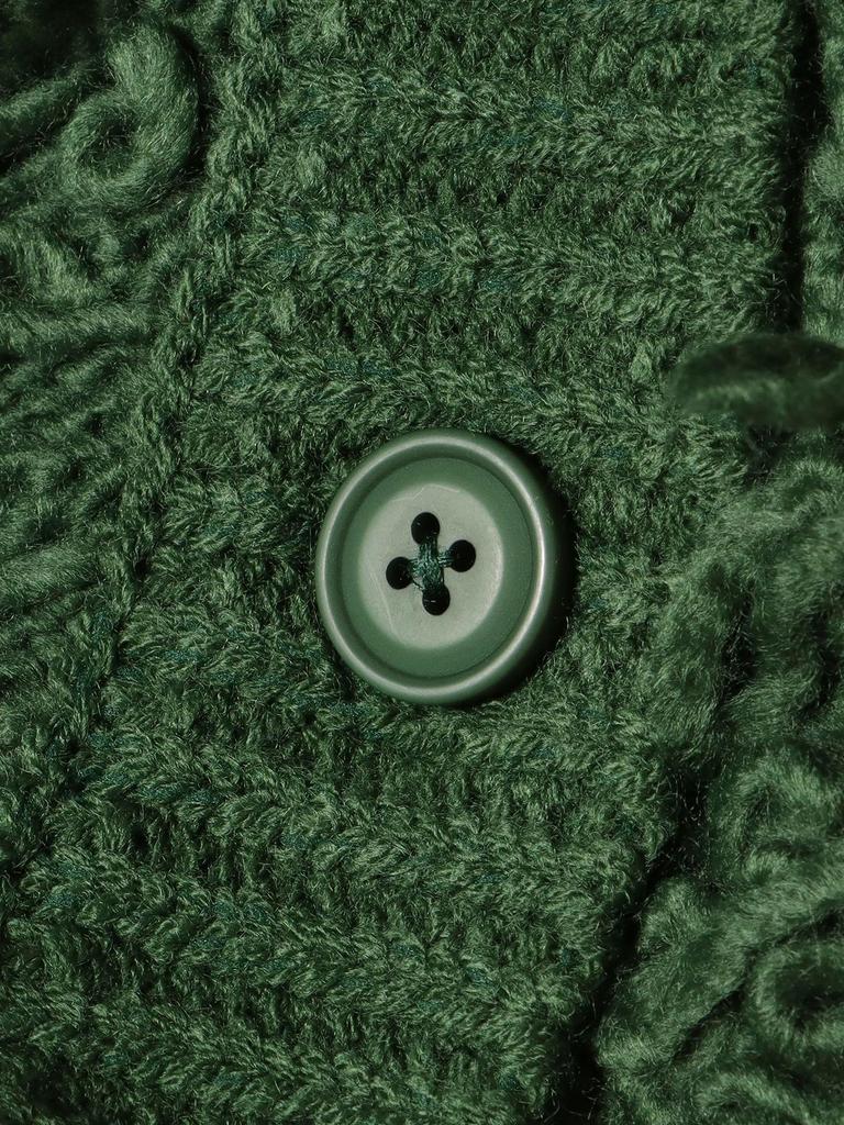 One Piece Kamizelka na pętelkę x One Piece ZIELONY JEDEN ROZMIAR [Beams Heart] (Ustaw przedmiot) Kobiety