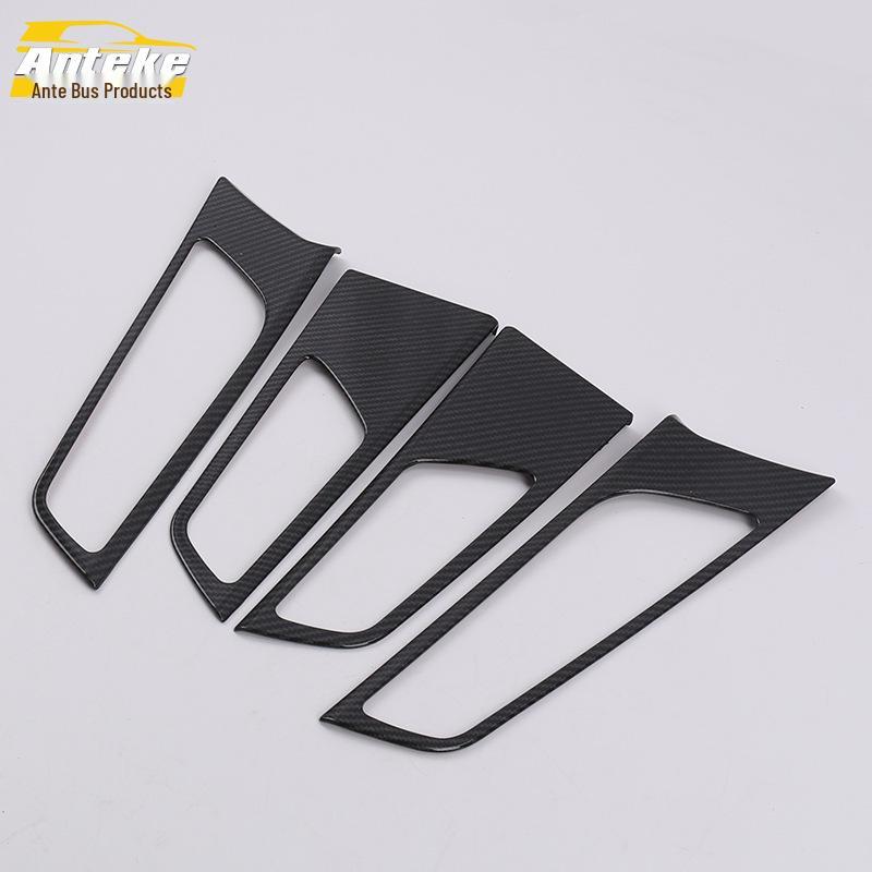 15 Tucson Interior Door Handle Decorative Frame with Electroplated Armrest Accessories