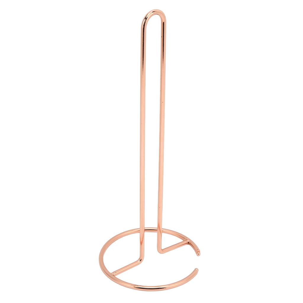 Wrought Iron Tissue Holder Smoother Surfaces Simple 1 Piece Molding Tissue Reserve Paper Holder for Office Kitchen