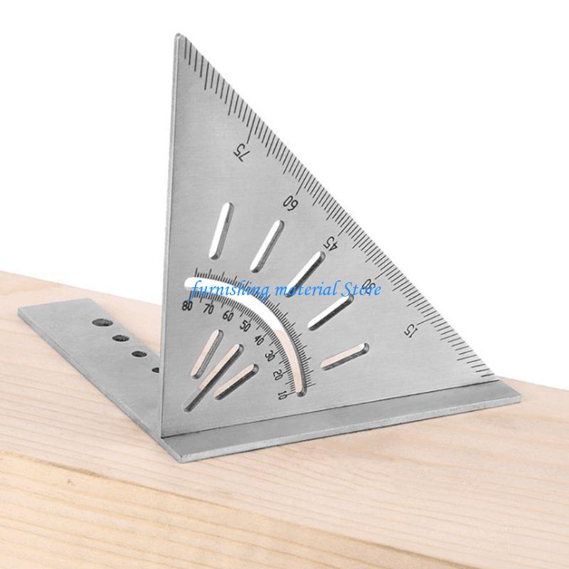 Y5GD Stainless Steel Square Ruler Standard Ruler for Woodworking Measure