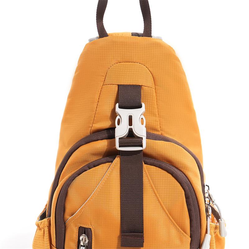 Lightweight Nylon Sling Bag for Men Women Crossbody Chest Backpack Travel Shoulder Purse