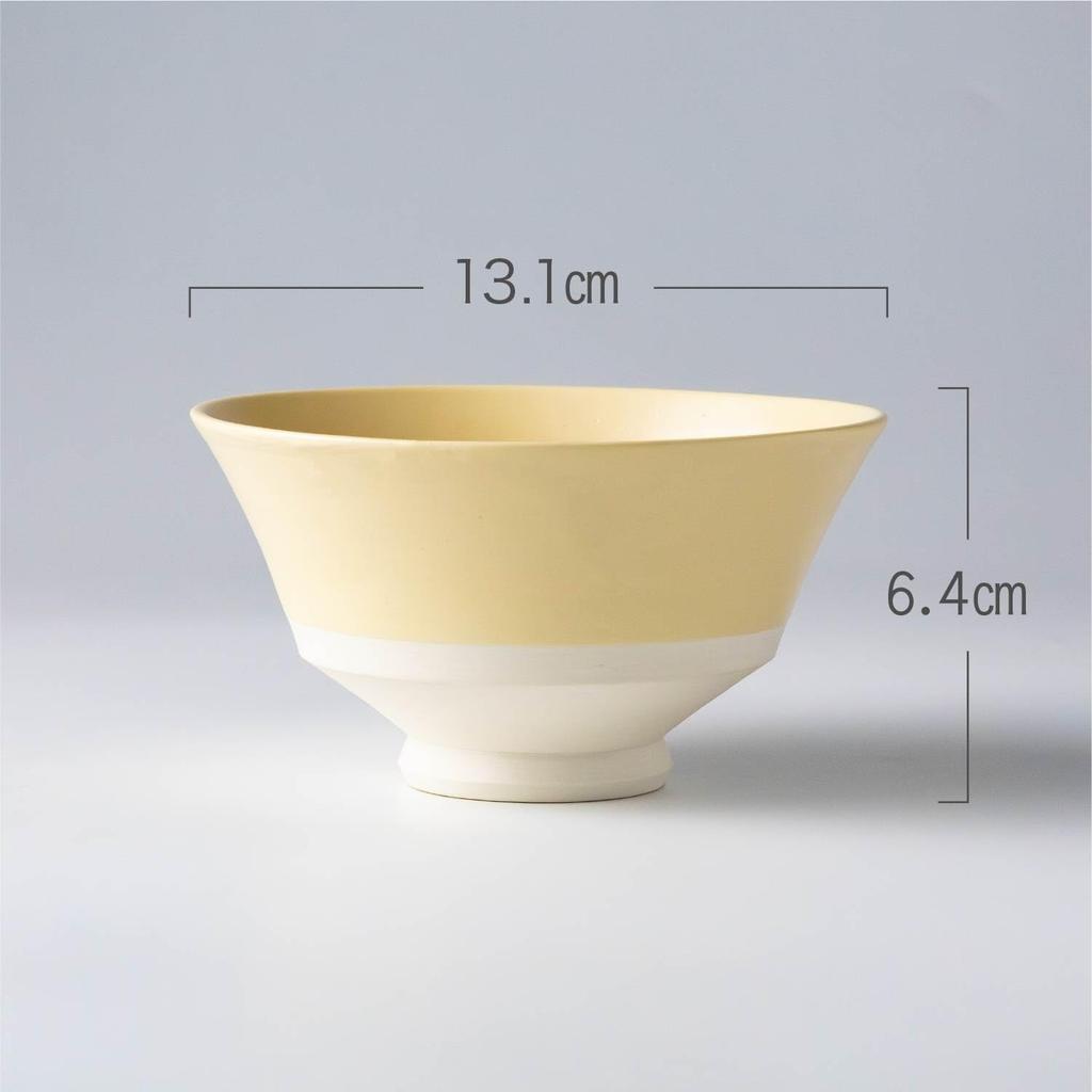 Asahi Koyo Mino Ware Blue Tea Diameter X 1 Wide Smooth and Smart Made In Asahi Modern Tea EC2401 Bowl, 13.1cm 6.4cm Height, Piece, Mouth, Form, Japan,
