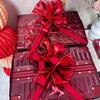 Handcrafted Wedding Quilt & Flower Decorations: Staircase, Car Ribbon, Room Arrangements
